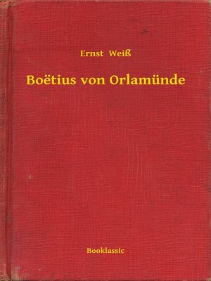 cover image of Boëtius von Orlamünde